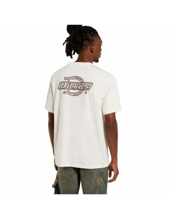 Camiseta de Manga Corta Hombre Dickies Wood Logo Blanco 2