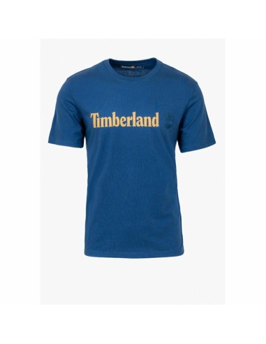 Camisola de Manga Curta Homem Timberland Kennebec River Azul Anil