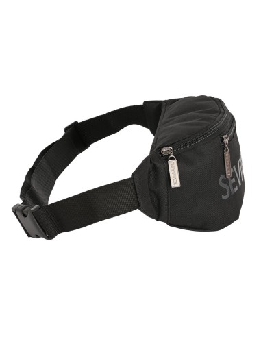 Sac banane Sevilla Fútbol Club Teen Noir Sportif 23 x 12 x 9 cm