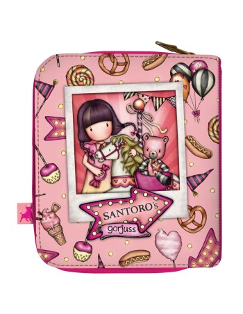 Portefeuille Gorjuss Carousel Saumon 10 x 12 x 3 cm 2