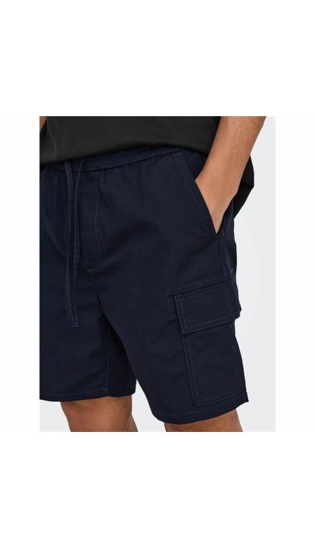 Pantalon Only & Sons Onskal Cargo 0287 Bleu