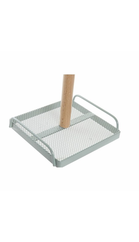 Dérouleur de papier de cuisine DKD Home Decor Beige Métal Menthe Pin (16 x 15 x 29,5 cm) (2 Unités)