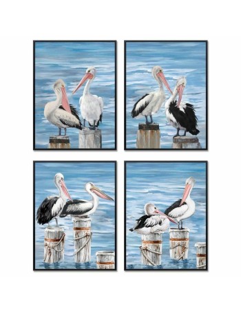 Toile DKD Home Decor polystyrène Toile 53 x 3,5 x 73 cm