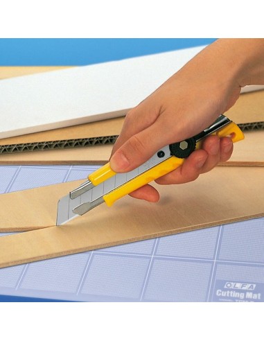 Cutter Olfa  L-1 Jaune Métal Plastique 0,5 mm