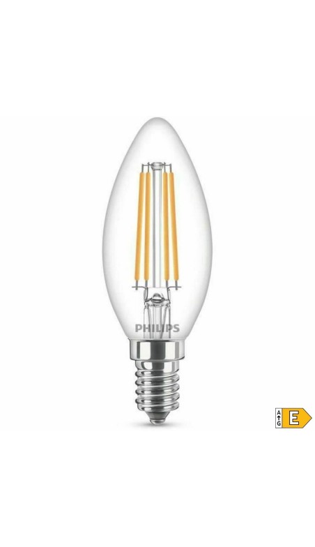 Lampadina LED Candela Philips Bianco Freddo E14