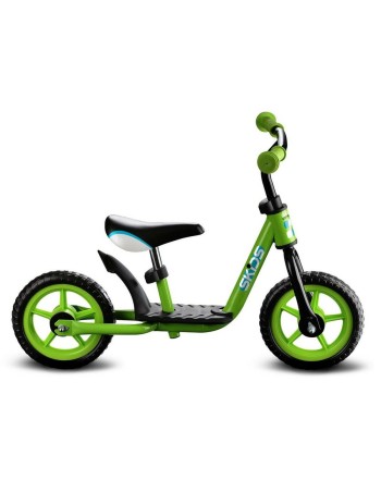Kinderfahrrad Skids Control grün Stahl Fußstütze 2