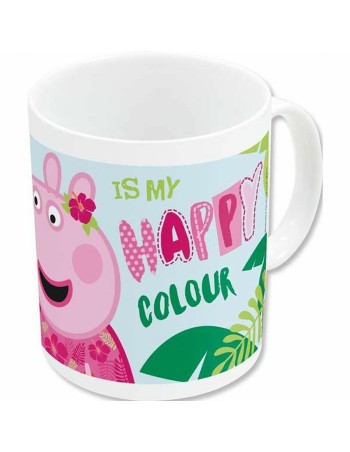 Tasse mug Peppa Pig Having fun Céramique Rose clair (350 ml)
