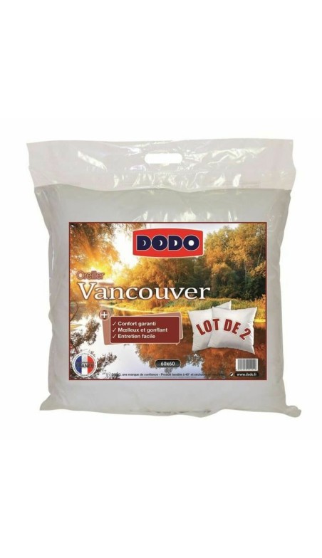 Oreiller DODO Vancouver Blanc (2 Unités)