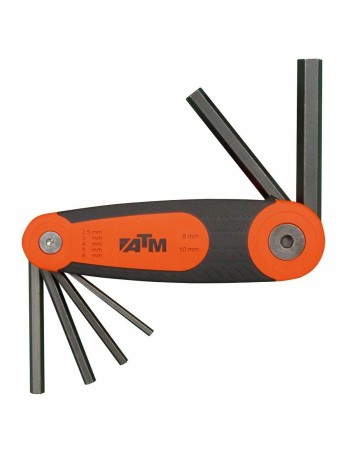 Jeu de Clés Allen ATM Hexagonal 2,5 mm 6 Pièces