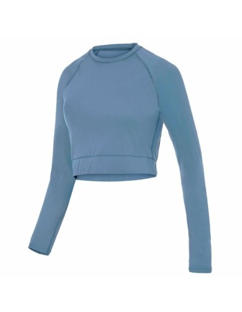 Dames-T-Shirt met Lange Mouwen Joluvi Blauw Indigo