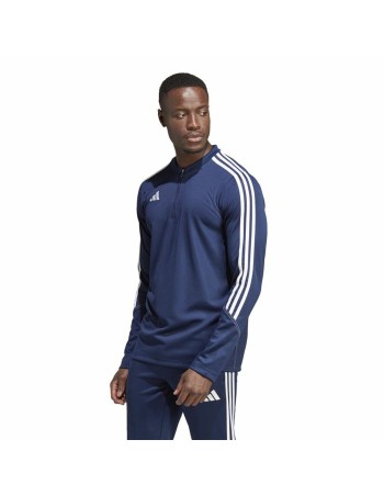 Felpa con Cappuccio Uomo Adidas Tiro 23 Club Azzurro Blu Acciaio 2