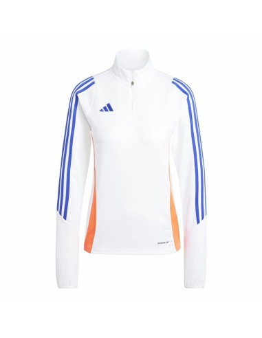 Sudadera sin Capucha Mujer Adidas Tiro24 Training Blanco