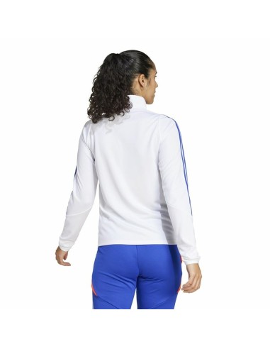 Sudadera sin Capucha Mujer Adidas Tiro24 Training Blanco