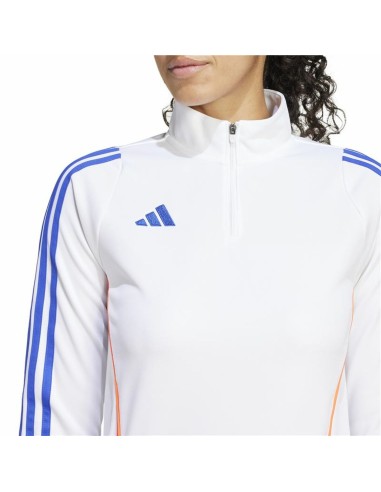 Sudadera sin Capucha Mujer Adidas Tiro24 Training Blanco