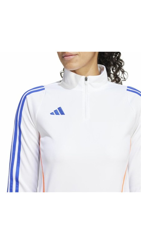 Sudadera sin Capucha Mujer Adidas Tiro24 Training Blanco
