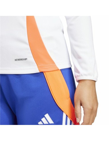 Sudadera sin Capucha Mujer Adidas Tiro24 Training Blanco