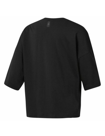 Camisola de Manga Comprida Mulher Reebok Preto 2