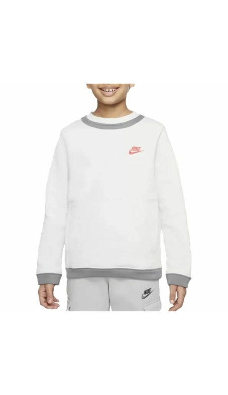 Sweat sans capuche enfant Nike Amplify  Blanc