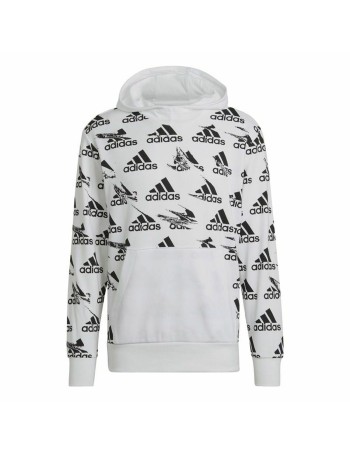 Sudadera con Capucha Hombre Adidas Essentials Brandlove Blanco