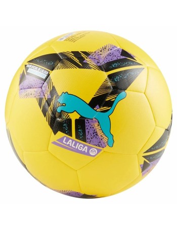 Pallone da Calcio Puma Orbita Laliga 1 Hyb Pelé Yellow Giallo Taglia 5