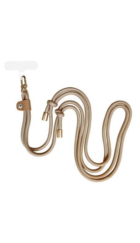 Cordon pour téléphone mobile Muvit for Change Sable