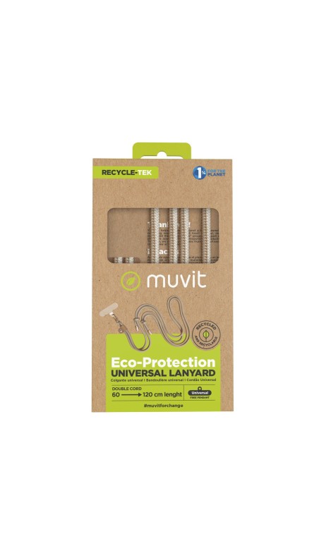 Cordon pour téléphone mobile Muvit for Change Sable
