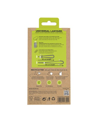 Cordon pour téléphone mobile Muvit for Change Sable