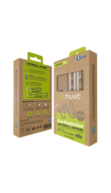 Cordon pour téléphone mobile Muvit for Change Sable