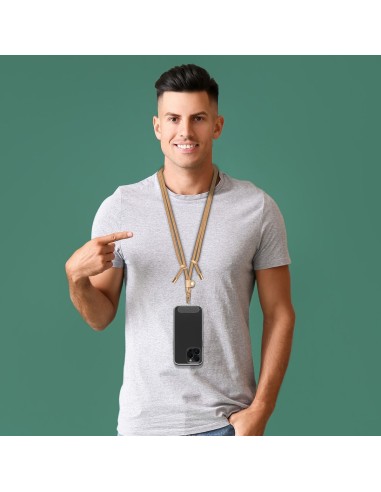 Cordon pour téléphone mobile Muvit for Change Sable