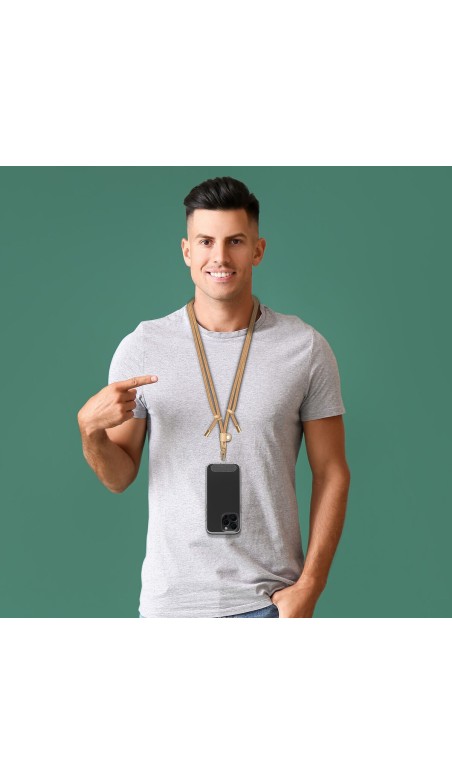 Cordon pour téléphone mobile Muvit for Change Sable