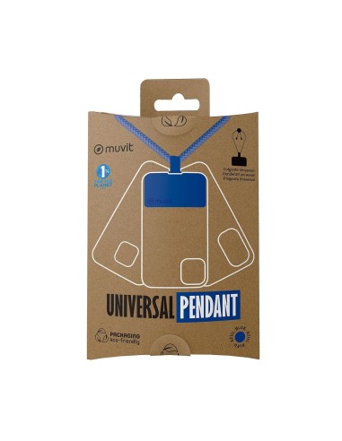 muvit for change colgante universal compatible con fundas azul