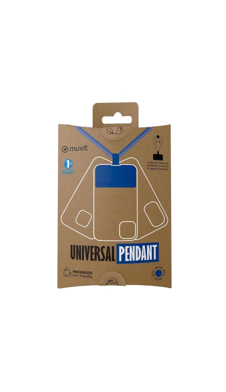 muvit for change colgante universal compatible con fundas azul