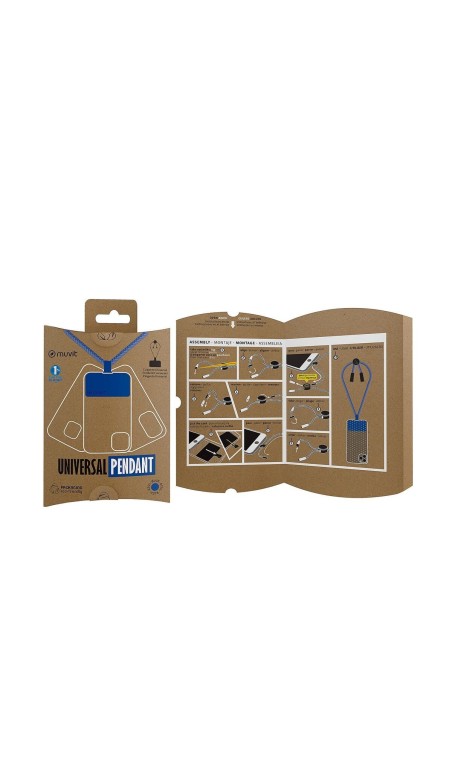muvit for change colgante universal compatible con fundas azul