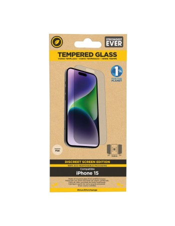 Protetor de ecrã para o telemóvel Muvit for Change iPhone 15