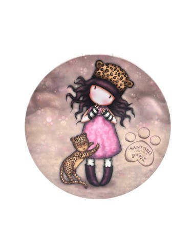 Tasse avec sous-tasse Gorjuss Purrrrrfect love Céramique Dessous de verres Tasse