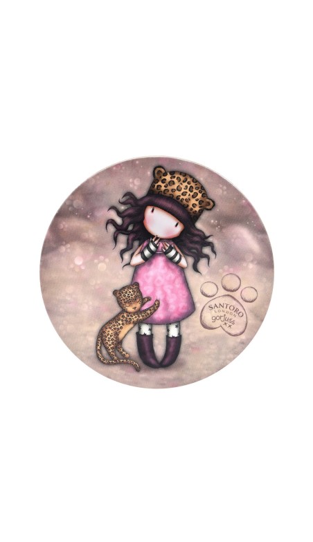 Tasse avec sous-tasse Gorjuss Purrrrrfect love Céramique Dessous de verres Tasse