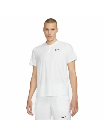 Polo de Manga Corta Hombre Nike Court Dri-Fit Advantage Blanco