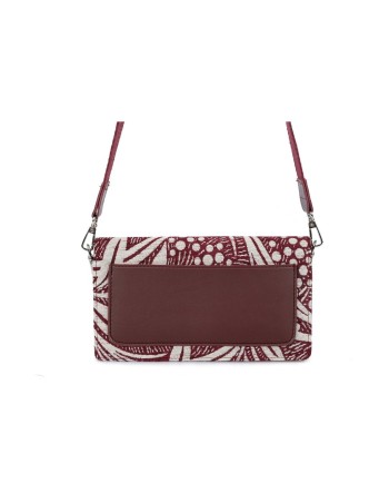Bolsa Mulher Laura Ashley CRESTON-FLOWER-CLARET-RED Cinzento 24 x 13 x 3 cm 2