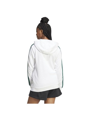 Sudadera con Capucha Mujer Adidas Softs Hood Blanco