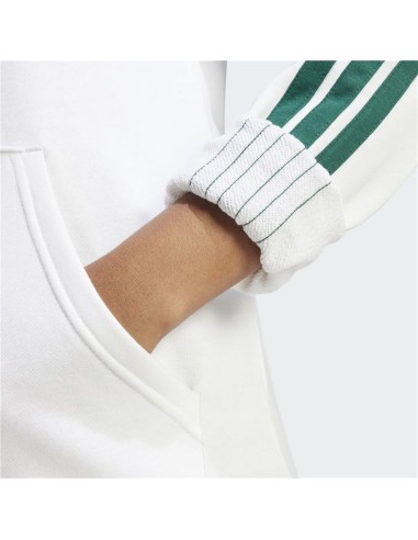 Sudadera con Capucha Mujer Adidas Softs Hood Blanco