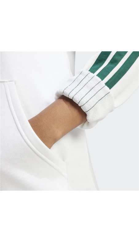 Sudadera con Capucha Mujer Adidas Softs Hood Blanco