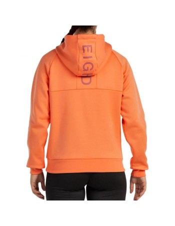 Felpa con Cappuccio Uomo +8000 Mini Arancio 2