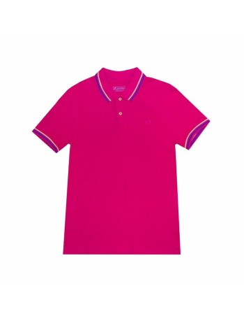 Polo à manches courtes homme Lotto Reed Fuchsia