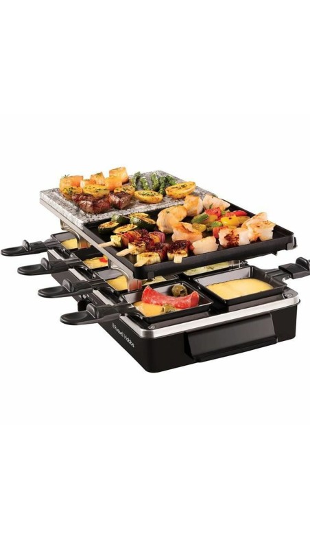 Plancha grill Russell Hobbs Raclette Noir