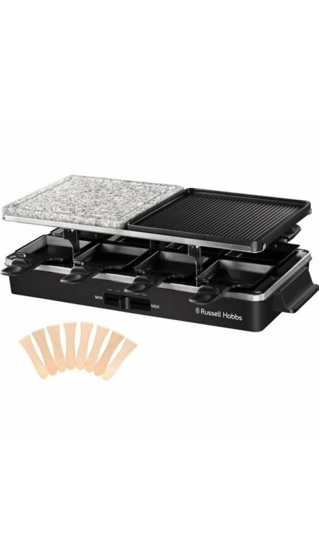 Plancha grill Russell Hobbs Raclette Noir
