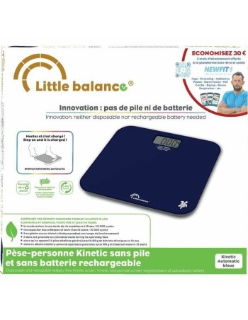Balança digital para casa de banho Little Balance Kinetic Auto Azul 2