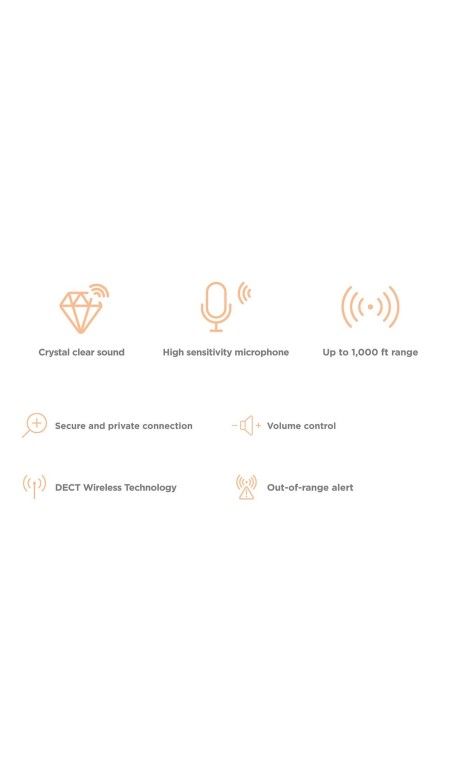 Interphone bébé Motorola 2 Pièces