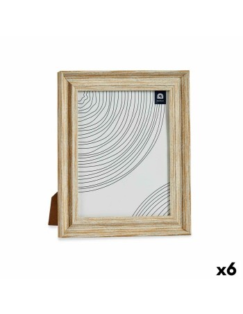 Fotorahmen Gift Decor Braun Gold Holz Kristall Kunststoff (6 Stück)