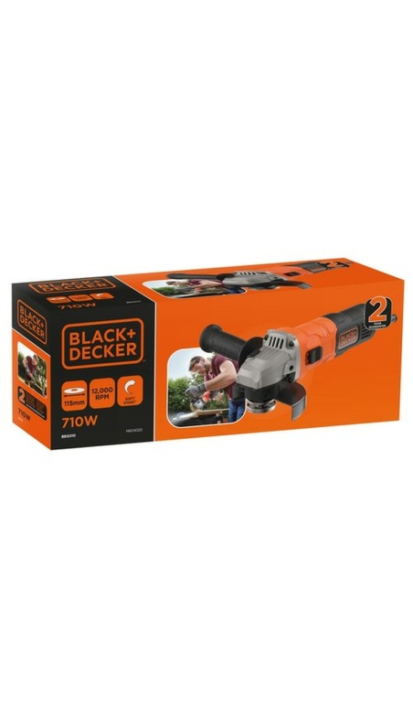 Amoladora angular Black & Decker BEG010-QS Ø 115 mm 710 W