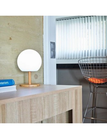 Bureaulamp Lumisky Luny Bruin 1,2 w Bamboe 2